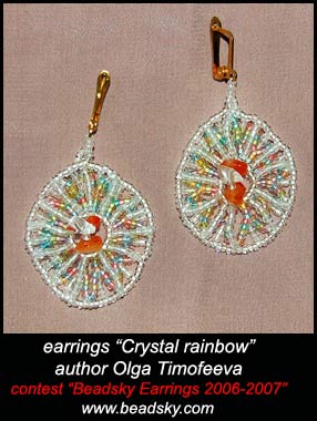 beaded earrings