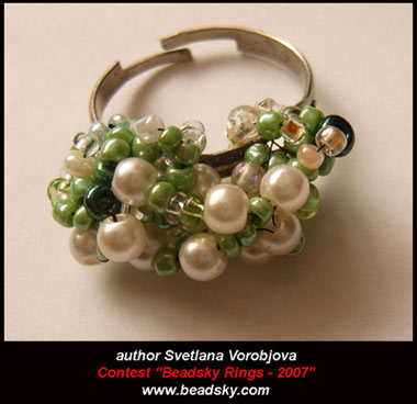 beaded rings
