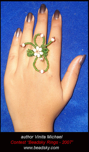 beaded rings
