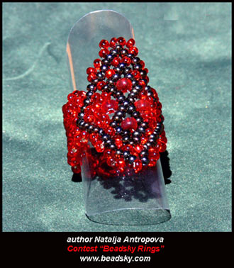 beaded rings